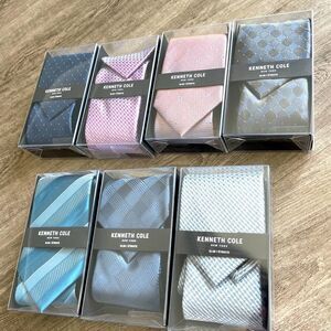 Lot Of 7 NEW Kenneth Cole Ties $455